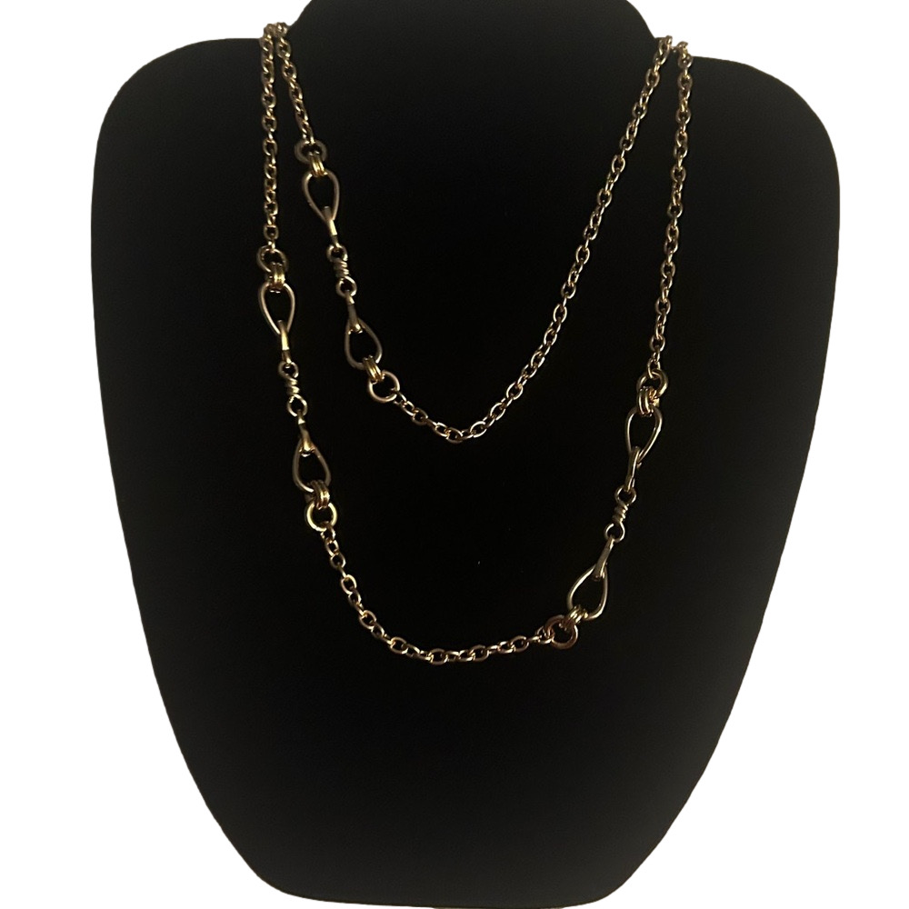 Brooks Brothers Gold Multi-Link Women's Necklace - Elegant Layered Chain